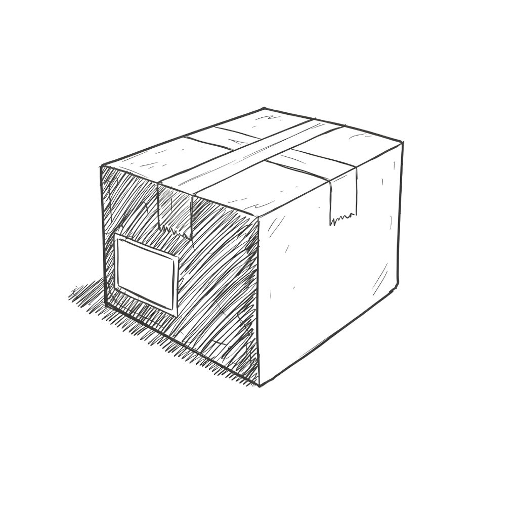 Boîte-cadeau avec logo